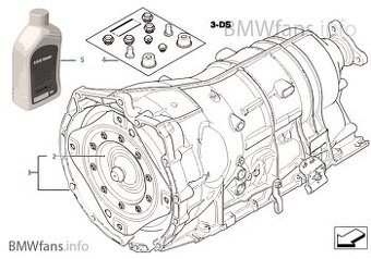BMW E60/E61 535d ZF 6HP26 převodovka