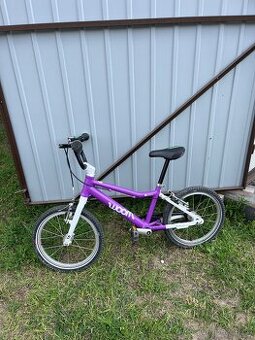 🚲 WOOM 3 - vel. 16” – dětské kolo (fialovo-bílé)
