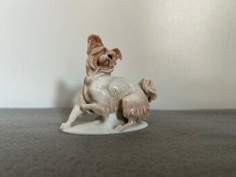 Porcelánová soška psa ROSENTHAL.