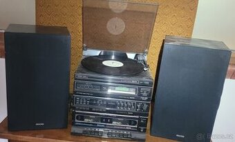 Gramofon SANYO DCX 19 HI-FI STEREO SOUND SYSTEM - DOHODA