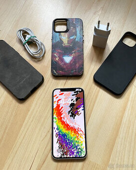 Apple Iphone 12 64GB bílý / krásný stav / 100% baterie /