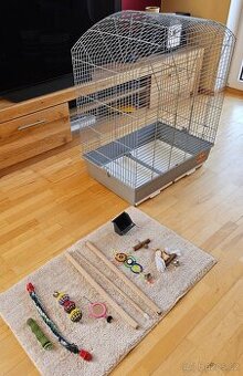 Klec na andulky, menší papoušky a ptáky