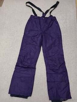 Lyžařské kalhoty/ oteplováky vel. 158/164  Fialové