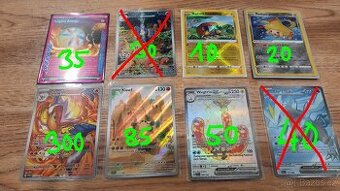 Pokémon karty hity + EX