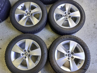 Originál alu kola 16" na Škoda Scala zimní pneu