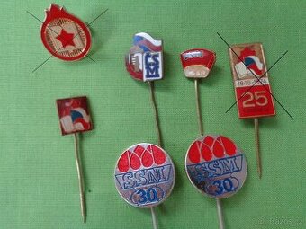 Staré odznaky Pionýr, SSM - II