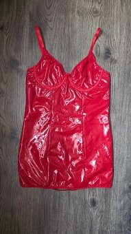 Pvc,vinylové šaty vel.S