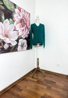 Hedvábné Kašmírový svetr Cecilia Clasics Vel S-M