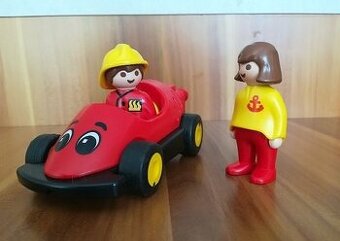 Playmobil -→ auto + 2 panáčci
