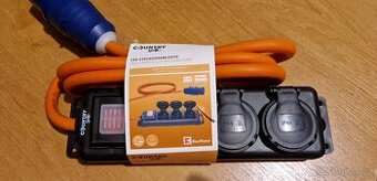 Zásuvková lišta CEE pro karavany, 1.5m. NOVÁ.