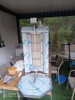 Plynový gril na kebab 4 hořákový