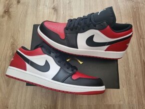 Nike Air Jordan 1 Low Bred Toe, vel. 44