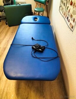 Elektrické Masážní lehátko modré fyzio 1 motor