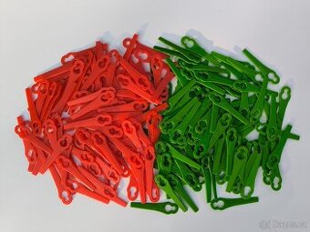 Náhradní čepele - plátky - nože k sekačce, 100 ks