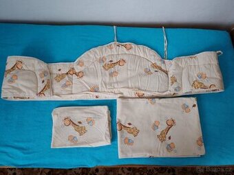 Mantinel do postýlky + povlečení