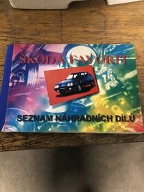 Seznam náhradních dílů Škoda Favorit. - 1