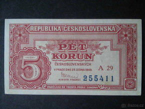 Republika Československá 1945 - 1953 - 1