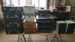 Magnetofon, gramofon, projektor
