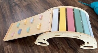 Montessori houpačka prulezka a skluzavka