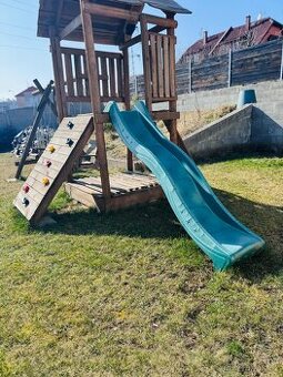 Luxusní dětské hřiště z masivu - PŘI RYCHLÉM JEDNÁNÍ SLEVA