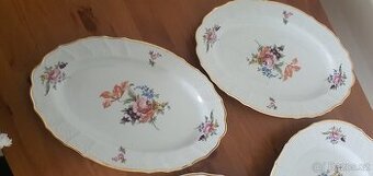 Porcelánové servírovací tácy, 2ks