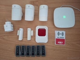 Alarm iGET SECURITY M5-4G s příslušenstvím