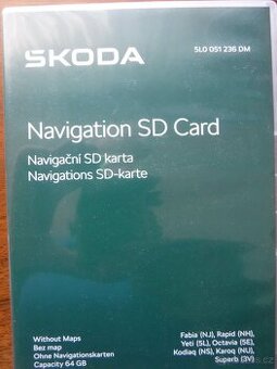 SD karta navigace