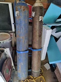 2x Tlaková láhev 50l/200Bar Včetně Vozíku - 1
