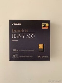 ASUS USB-BT500 Bluetooth 5.0 adaptér – Jako nový, v záruce