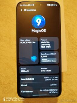 Honor 400 Lite 5G 256GB (ZELENÝ) - NOVÝ - ZÁRUKA 24-MĚS