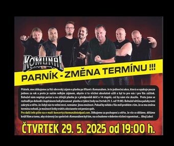 Vstupenka na Komunál na parníku 29.5.2025