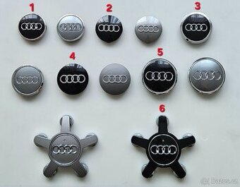Středové krytky do kol AUDI