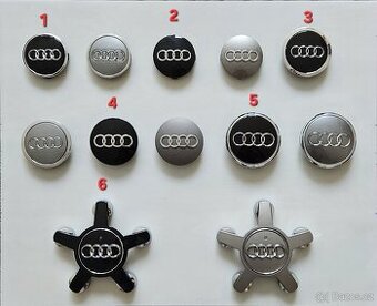 Středové krytky do kol AUDI - 1