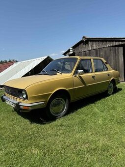 Škoda 105 S - užovka, rok 1977, původní motor, nová STK