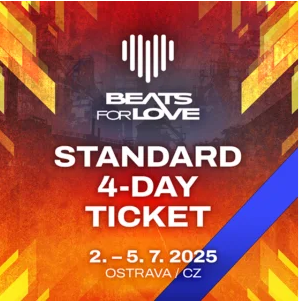 Prodám 4 denní vstupenku STANDART na BEATS FOR LOVE.