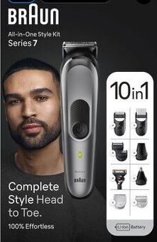 Braun Series 7 MGK7420, 10v1 - nový