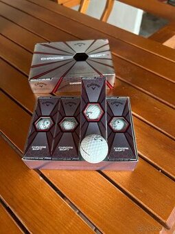 12 ks NOVÉ CALLAWAY CHROME SOFT X