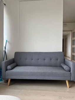 ZDARMA ZA ODVOZ Šedá třímístná pohovka