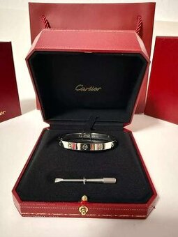 Original Cartier Love Armband Armreif in 18 Karat Weißgold G