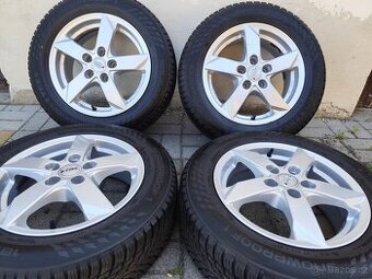 ALU 5x100 r15 RIAL + PNEU - ZÁNOVNÍ SADA