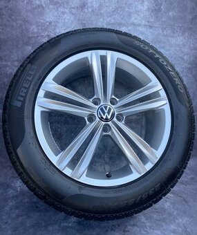 Originální ALU kola 5x112 VW Tiguan 235/55/18 TOP STAV