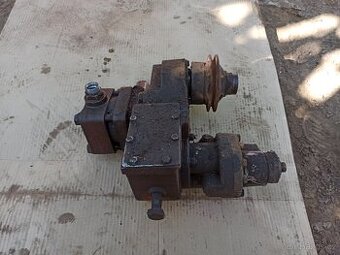 2x hydraulické zubove čerpadlo prevodovka remenica