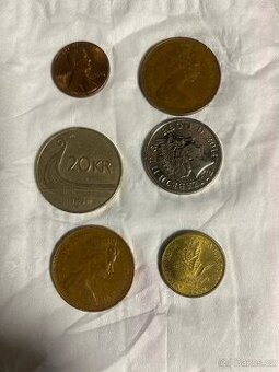 Prodám zachovatělé mince ( můžou se hodit do zbírky.)