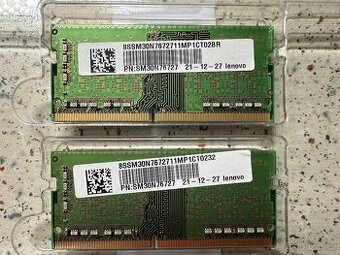 Set pamětí do NTB Samsung 2x8GB SO-DIMM DDR4 3200MHz