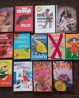 Knihy pro ženy - Halina Pawlowská, Vl. Páral, M. Viewegh