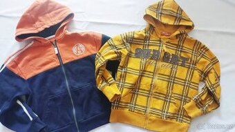 Mikina s kapucí, sportovní mikina vel. 134