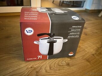 Tlakový hrnec 7l nerezový - nový