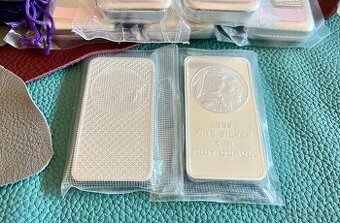Investiční stříbro, stříbrný slitek 10 oz. American Buffalo