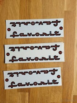 Originál samolepky na kolo Favorit