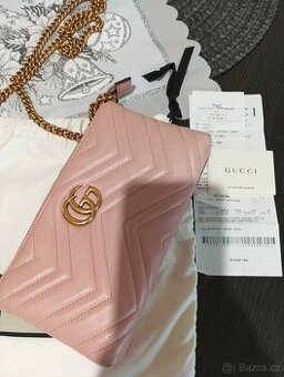 Kožená kabelka , psaníčko Gucci marmont